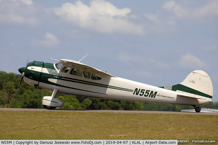 N55M, 1949 Cessna 195 C/N 7408, Cessna 195 Businessliner  C/N 7408, N55M
