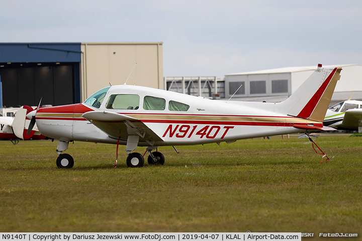 N9140T, 1968 Beech B23 Musketeer C/N M-1156, Beech B23 Musketeer  C/N M-1156 , N9140T