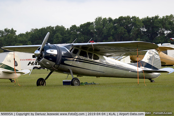 N9895A, 1950 Cessna 195A C/N 7598, Cessna 195A Businessliner  C/N 7598, N9895A