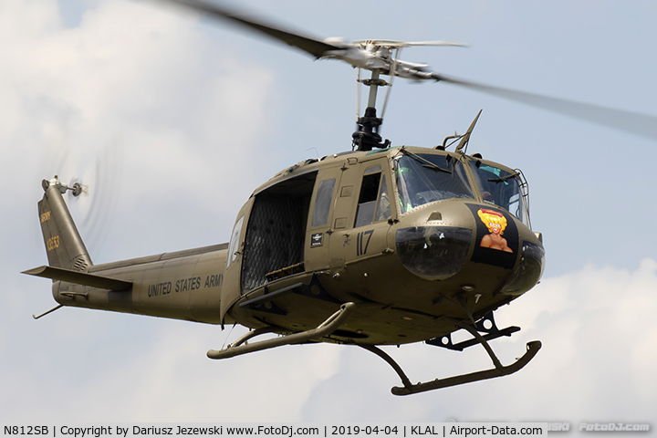 N812SB, 1964 Bell UH-1H Iroquois C/N 4260, Bell UH-1H Iroquois (Huey)  C/N 4260, NX812SB