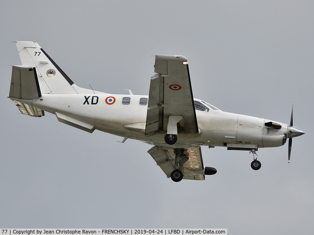 77, Socata TBM-700A C/N 77, 77-XD COTAM 1308 landing runway 23