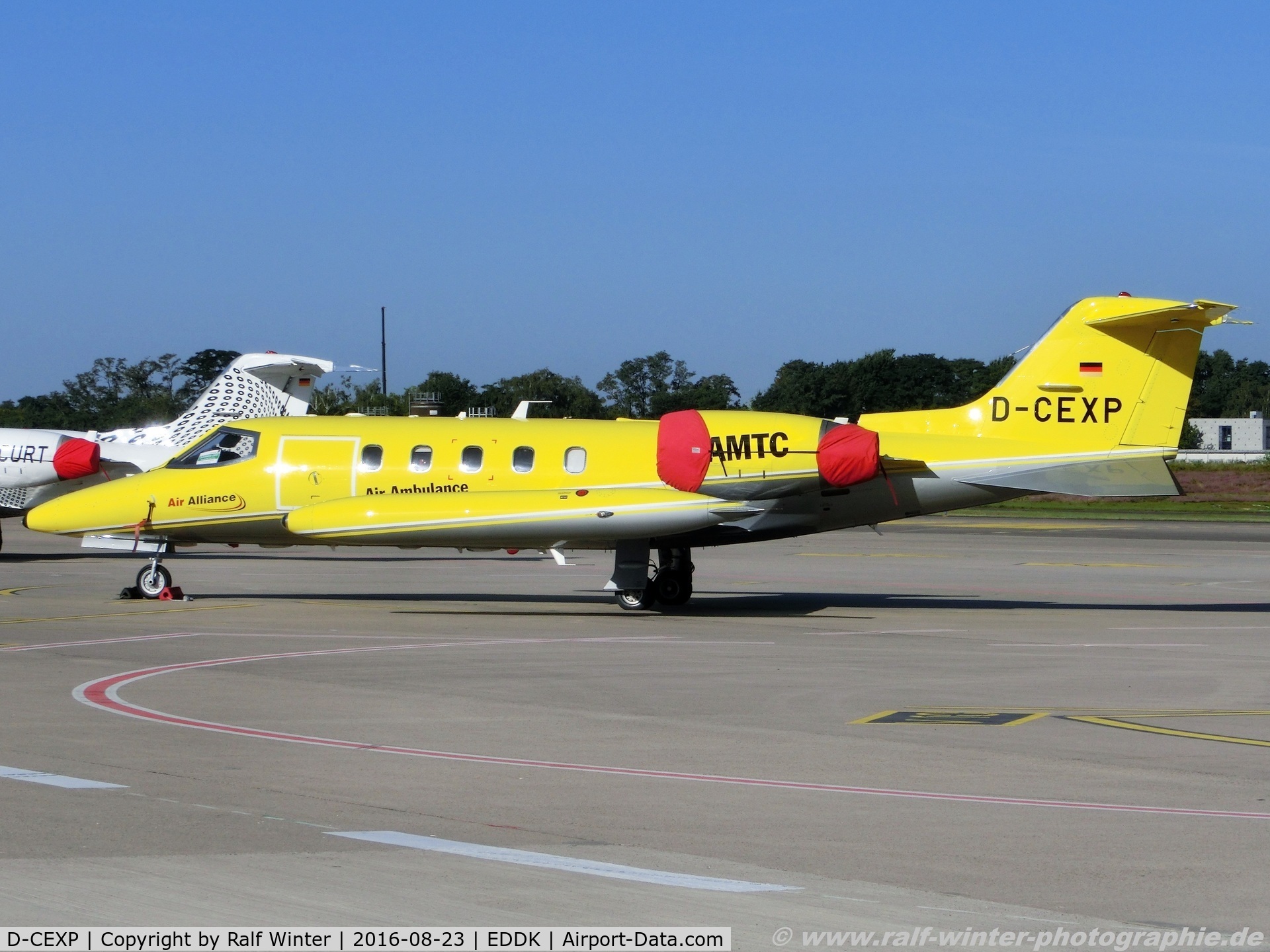 D-CEXP, 1986 Gates Learjet 35A C/N 616, Learjet 35A - AYY Air Alliance Express - 35-616 - D-CEXP - 23.08.2016 - CGN