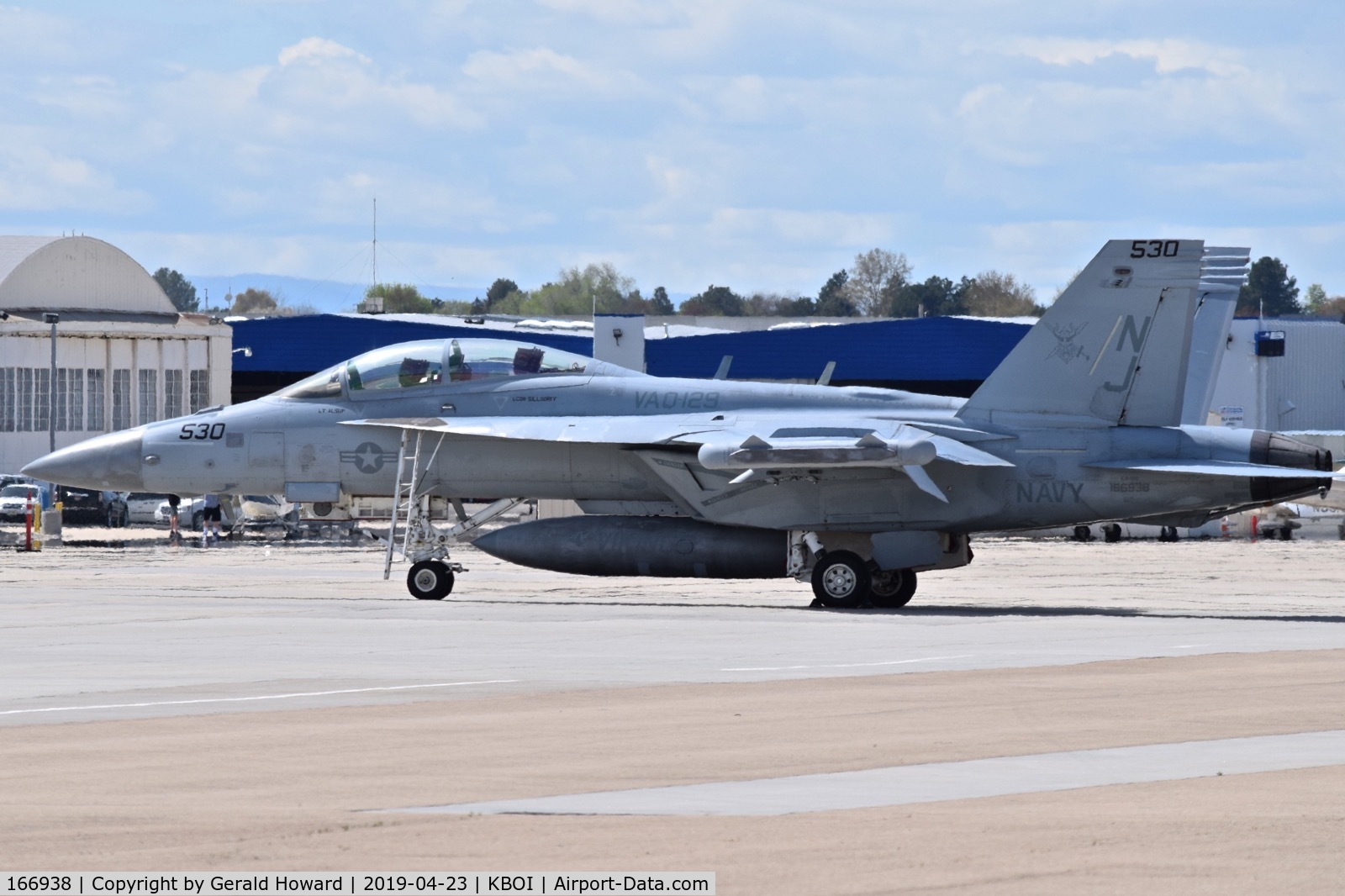 166938, Boeing F/A-18G Growler C/N G-23, VAQ-129 
