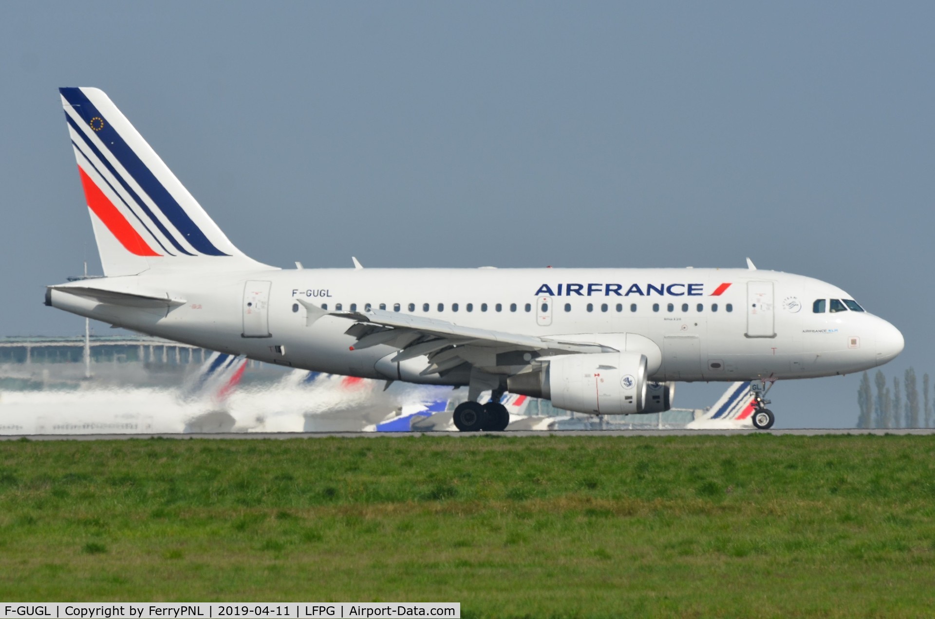 F-GUGL, 2006 Airbus A318-111 C/N 2686, Arrival of Air France A318