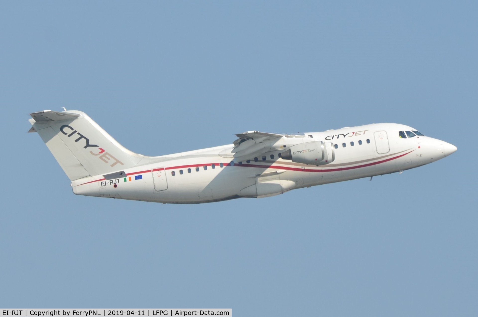 EI-RJT, 2000 British Aerospace Avro 146-RJ85A C/N E2366, Cityjet BAe146 operating on behalf of Air France.