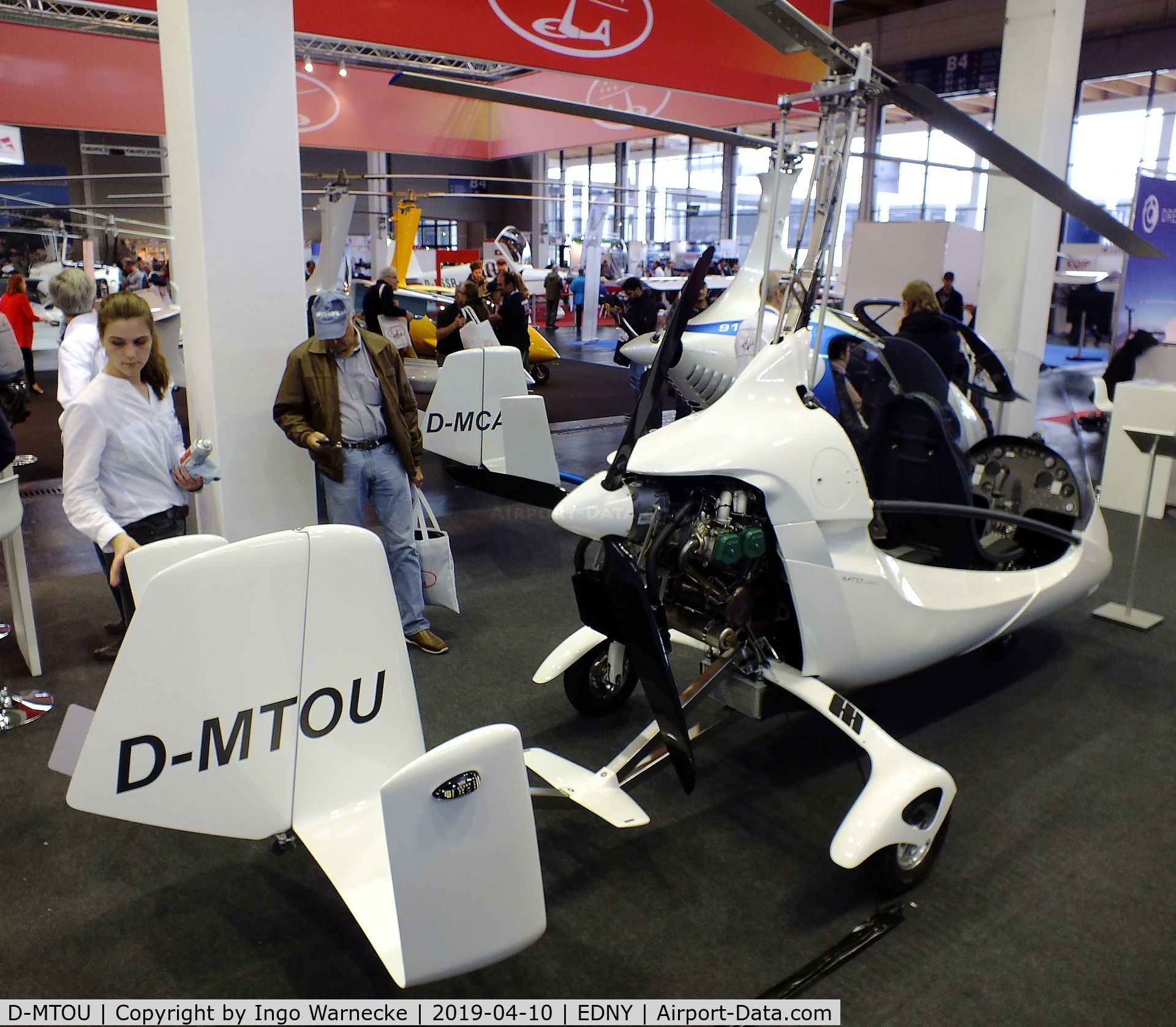 D-MTOU, AutoGyro MTOsport C/N M01715, AutoGyro MTOsport at the AERO 2019, Friedrichshafen