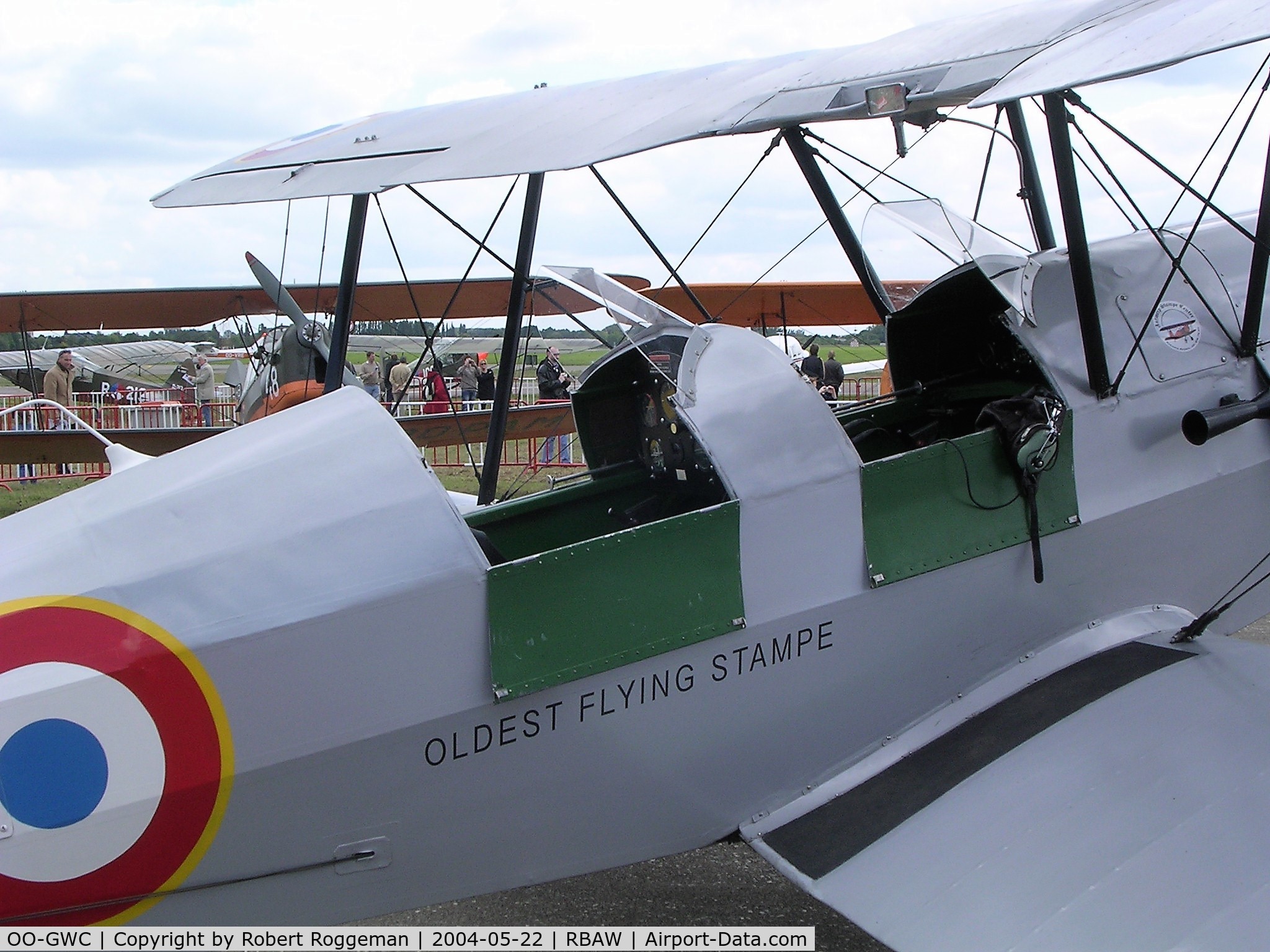 OO-GWC, Stampe-Vertongen SV-4C C/N 1, STAMPE FLY IN.
FIRST ONE.