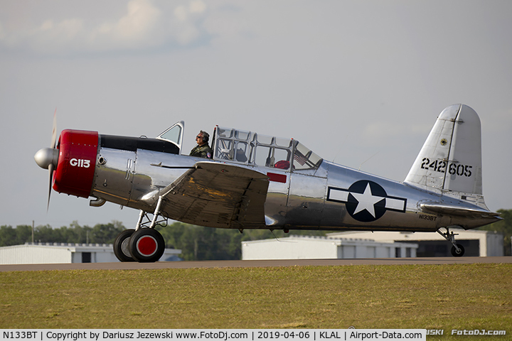 N133BT, 1943 Consolidated Vultee BT-13A C/N 9683, Consolidated Vultee BT-13A Valiant  C/N 9683, N133BT