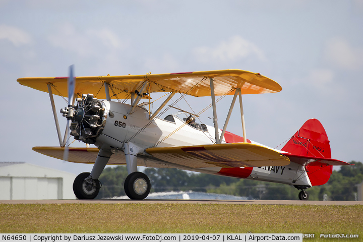 N64650, 1942 Boeing B75N1 C/N 75-6534, Boeing B75N1 Stearman  C/N 75-6534, N64650