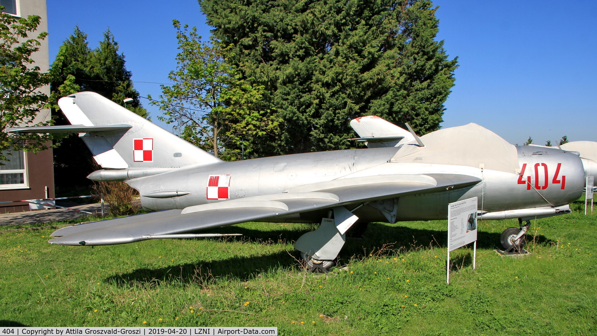 404, PZL-Mielec Lim-5 (MiG-17F) C/N 1C0404, LZNI - Nitra Airport, Slovakia