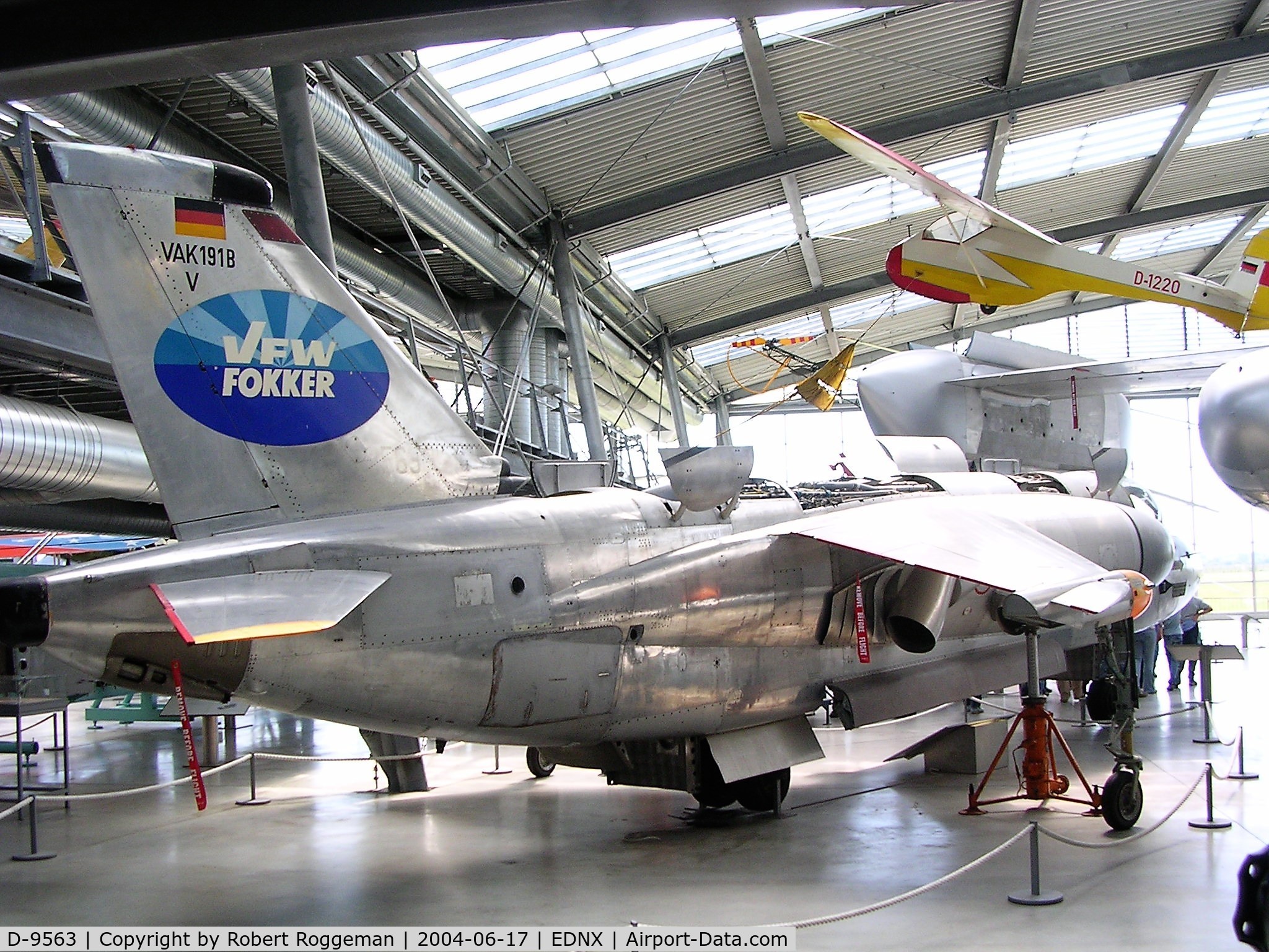 D-9563, VFW-Fokker VAK-191B C/N V1, OBERSCHLEISSHEIM.DEUTSCHES MUSEUM.