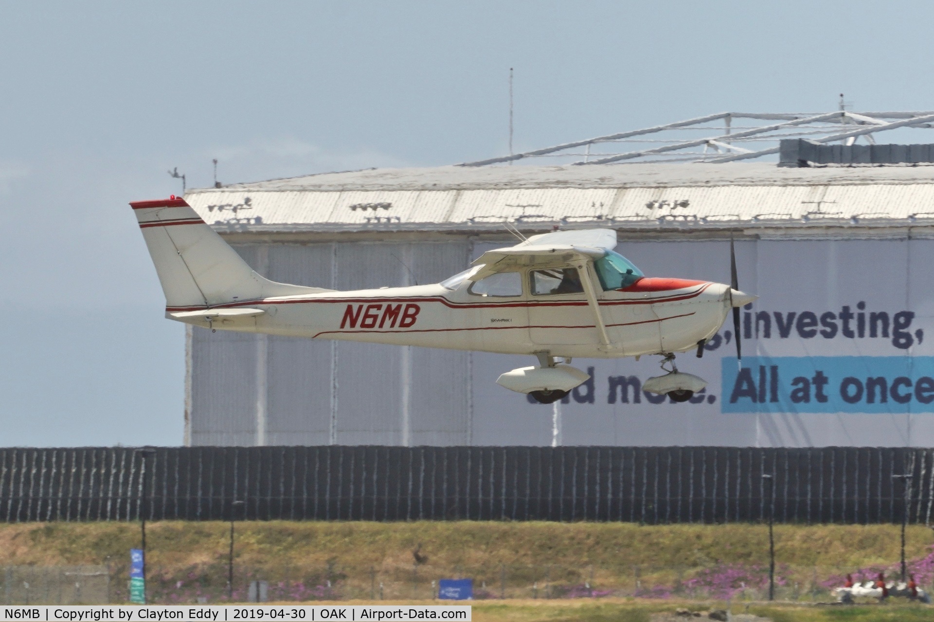 N6MB, 1968 Cessna 172K Skyhawk C/N 17257279, Oakland North Field California 2019.