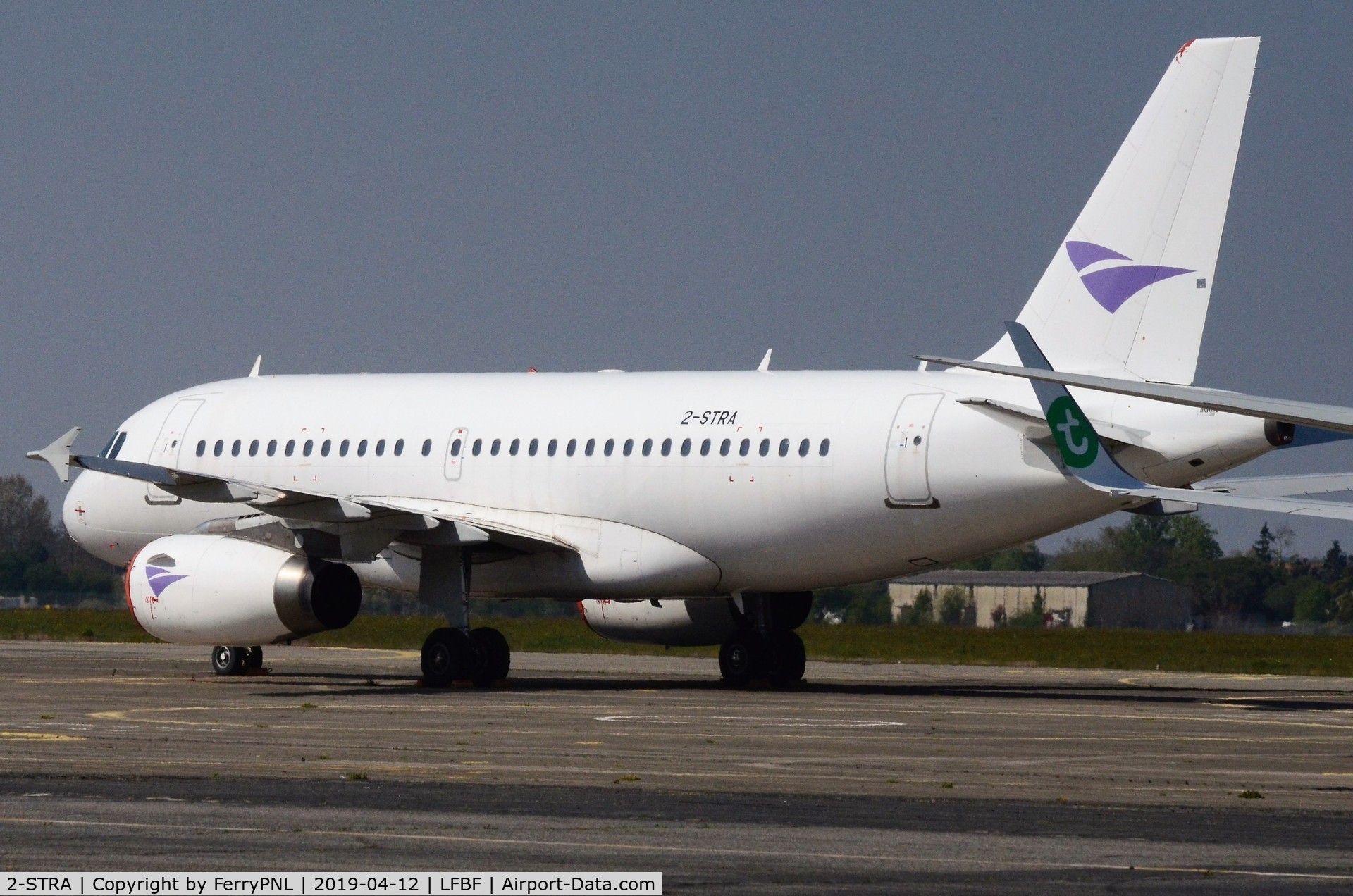 2-STRA, 2005 Airbus A319-132 C/N 2396, Former Olympus A319 waiting for a new lessee in Francazal