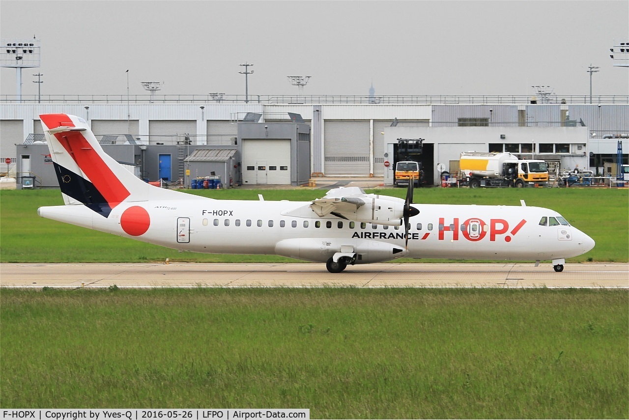 F-HOPX, 2015 ATR 72-600 (72-212A) C/N 1257, ATR 72-600, Take off run rwy 08, Paris-Orly Airport (LFPO-ORY)