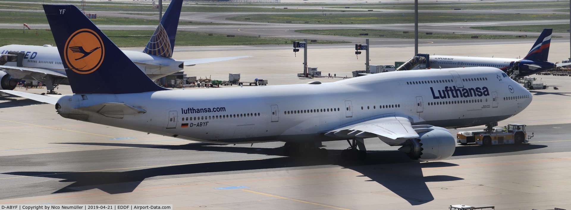 D-ABYF, 2012 Boeing 747-830 C/N 37830, Lufthansa B747 at EDDF