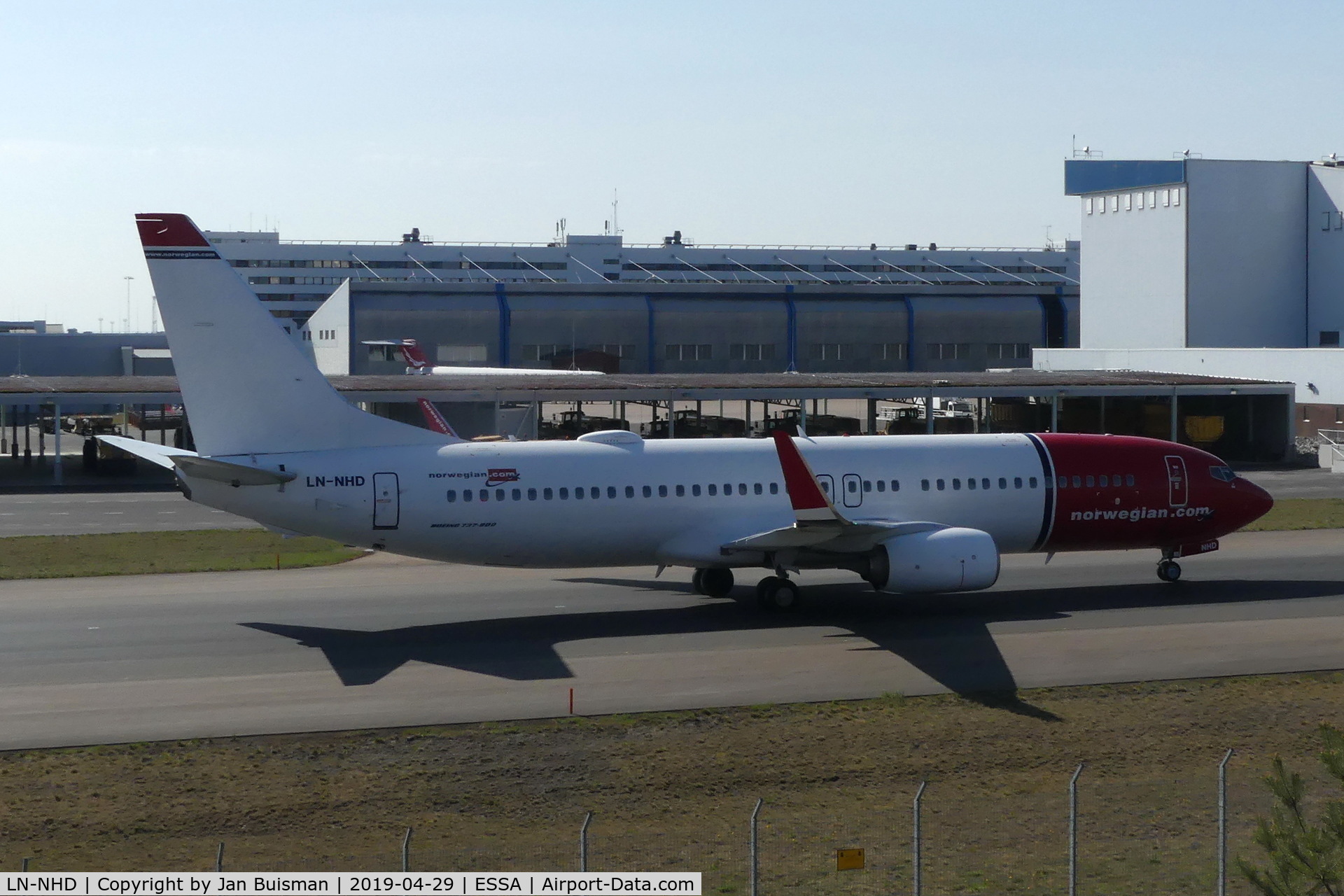 LN-NHD, 2015 Boeing 737-8JP C/N 41131, Norwegian
