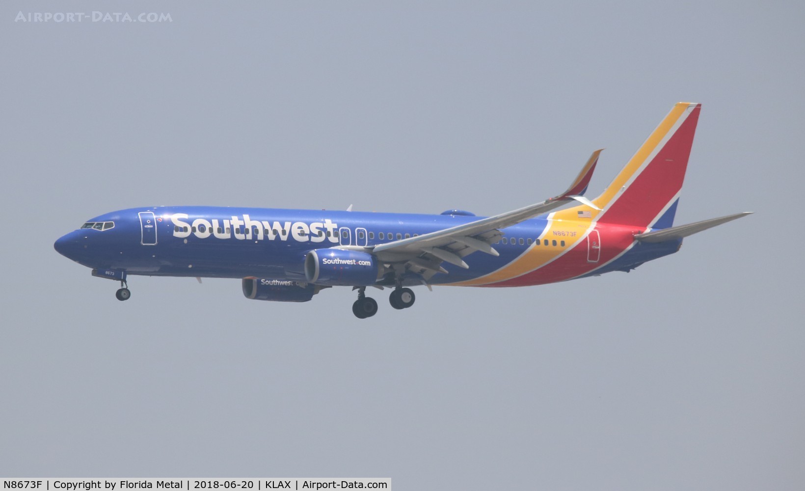 N8673F, 2015 Boeing 737-8H4 C/N 36937, Southwest 737-8H4