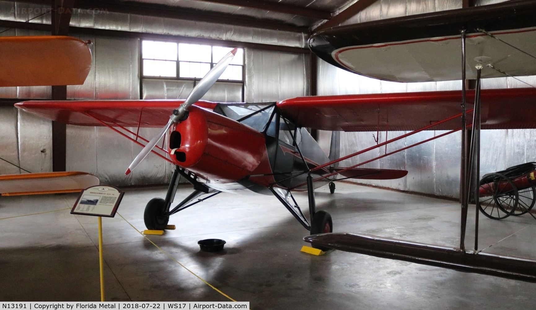N13191, 1933 Fairchild 24 C8 C/N 2009, Fairchild 24