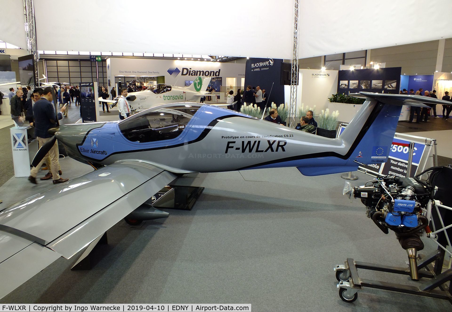 F-WLXR, 2017 Elixir Aircraft Elixir C/N Not found F-WLXR, Elixir Aircraft Elixir at the AERO 2019, Friedrichshafen