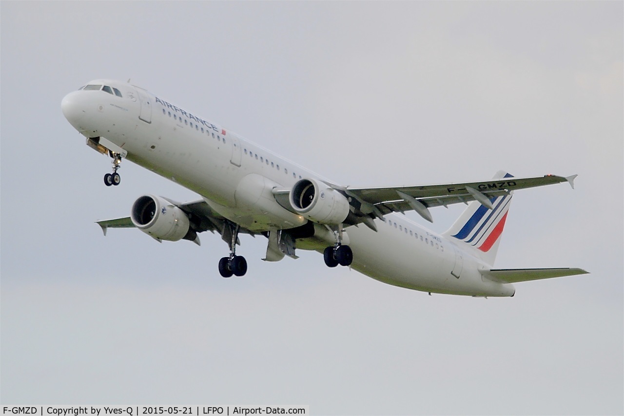 F-GMZD, 1995 Airbus A321-111 C/N 0529, Airbus A321-111, Take off Rwy 24, Paris-Orly Airport (LFPO-ORY)