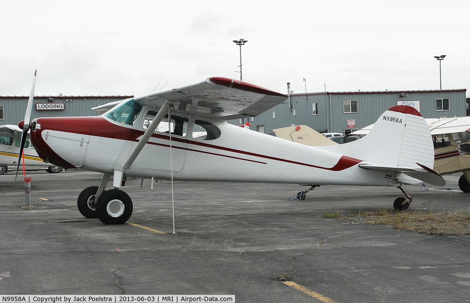 N9958A, 1950 Cessna 170A C/N 19318, N9958A at Merrill Field AK