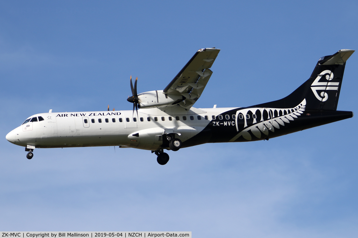 ZK-MVC, 2013 ATR 72-600 C/N 1084, NZ5187