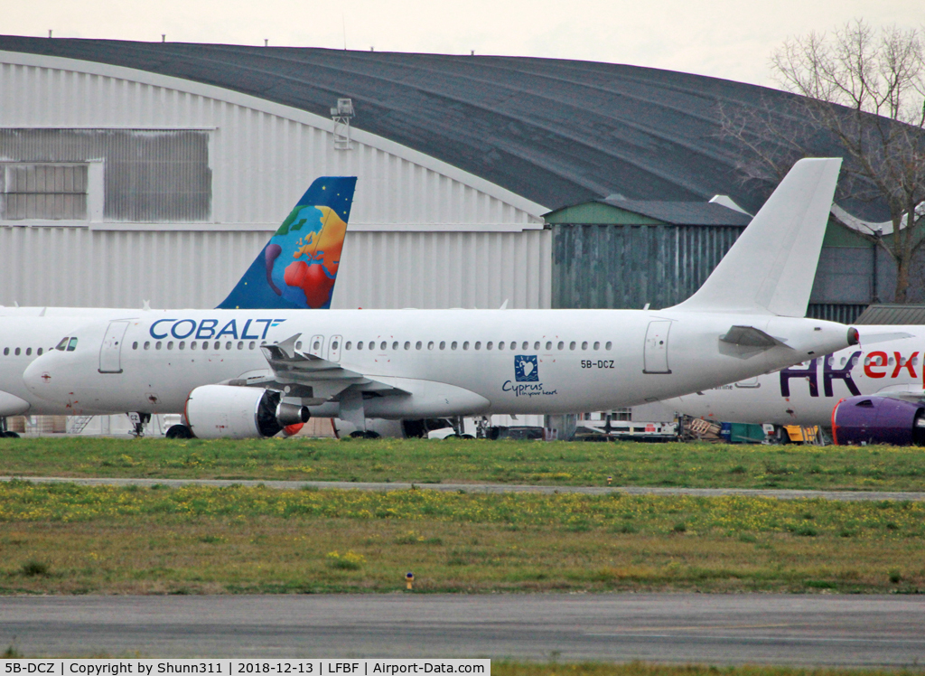 5B-DCZ, 2006 Airbus A320-214 C/N 2875, Returned to lessor after airline's failure... Parked...