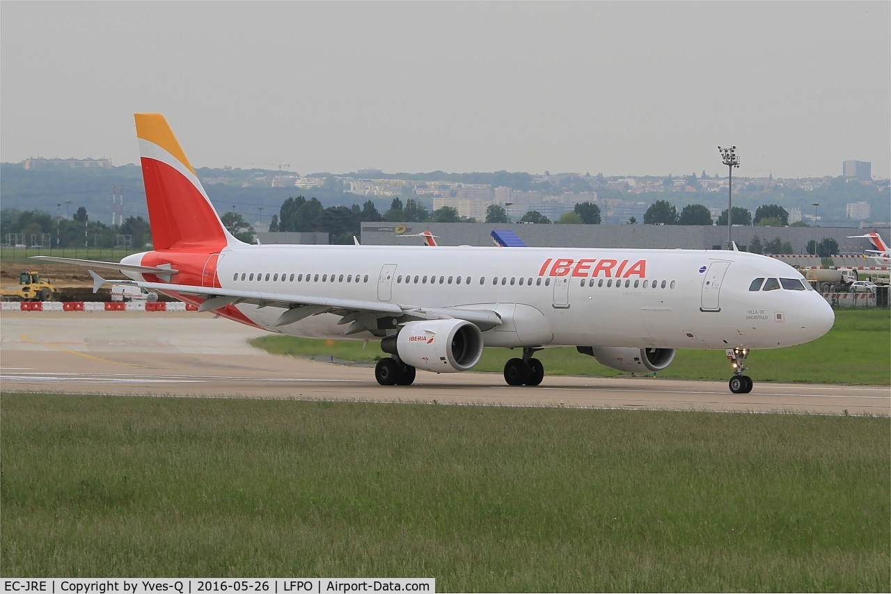 EC-JRE, 2006 Airbus A321-211 C/N 2756, Airbus A321-211, Ready to take off rwy 08, Paris-Orly Airport (LFPO-ORY)