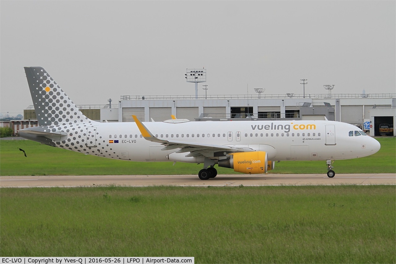 EC-LVO, 2013 Airbus A320-214 C/N 5533, Airbus A320-214, Take off run rwy 08, Paris-Orly Airport (LFPO-ORY)