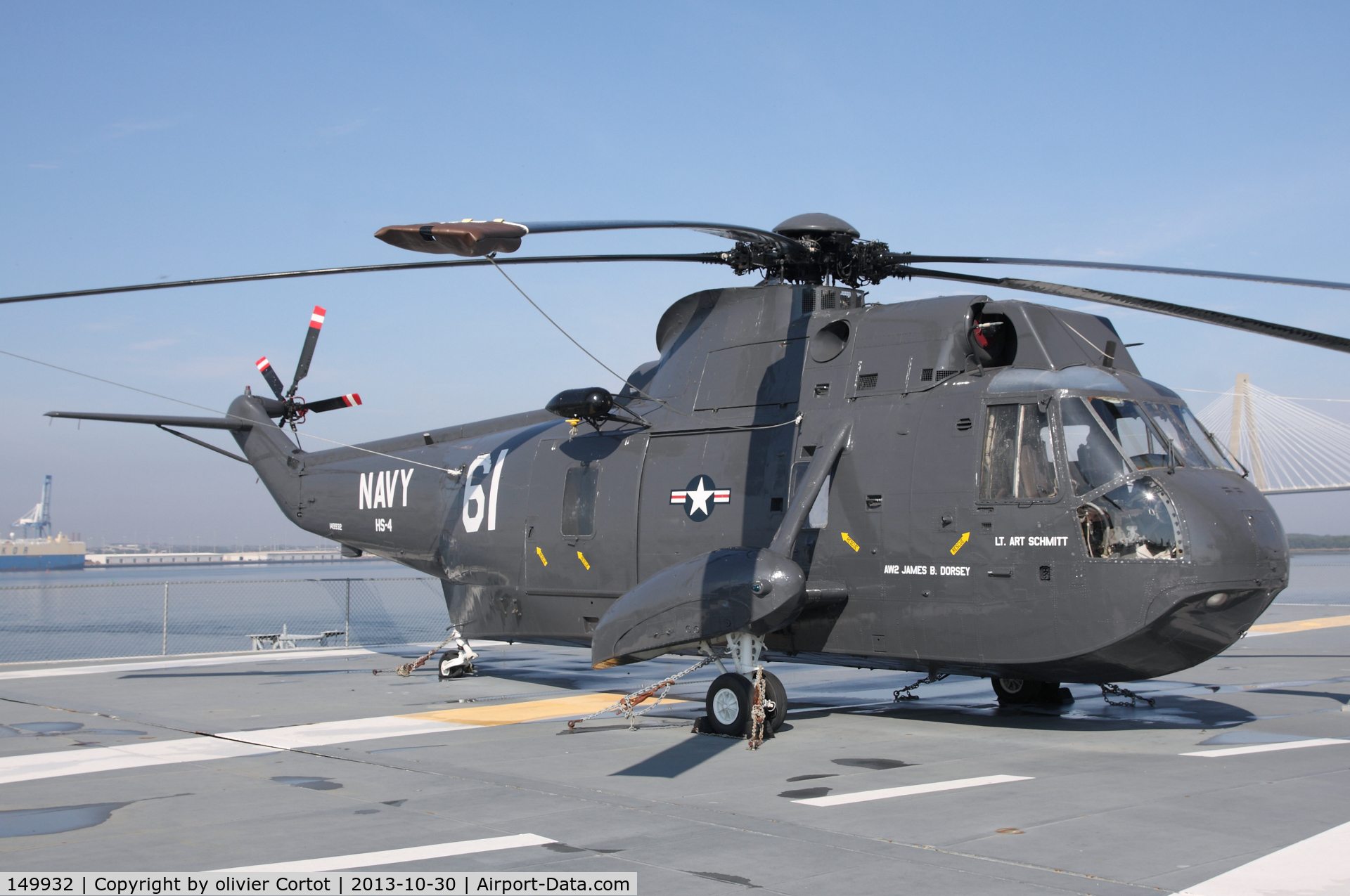 149932, Sikorsky SH-3G Sea King C/N 61-208, USS Yorktown