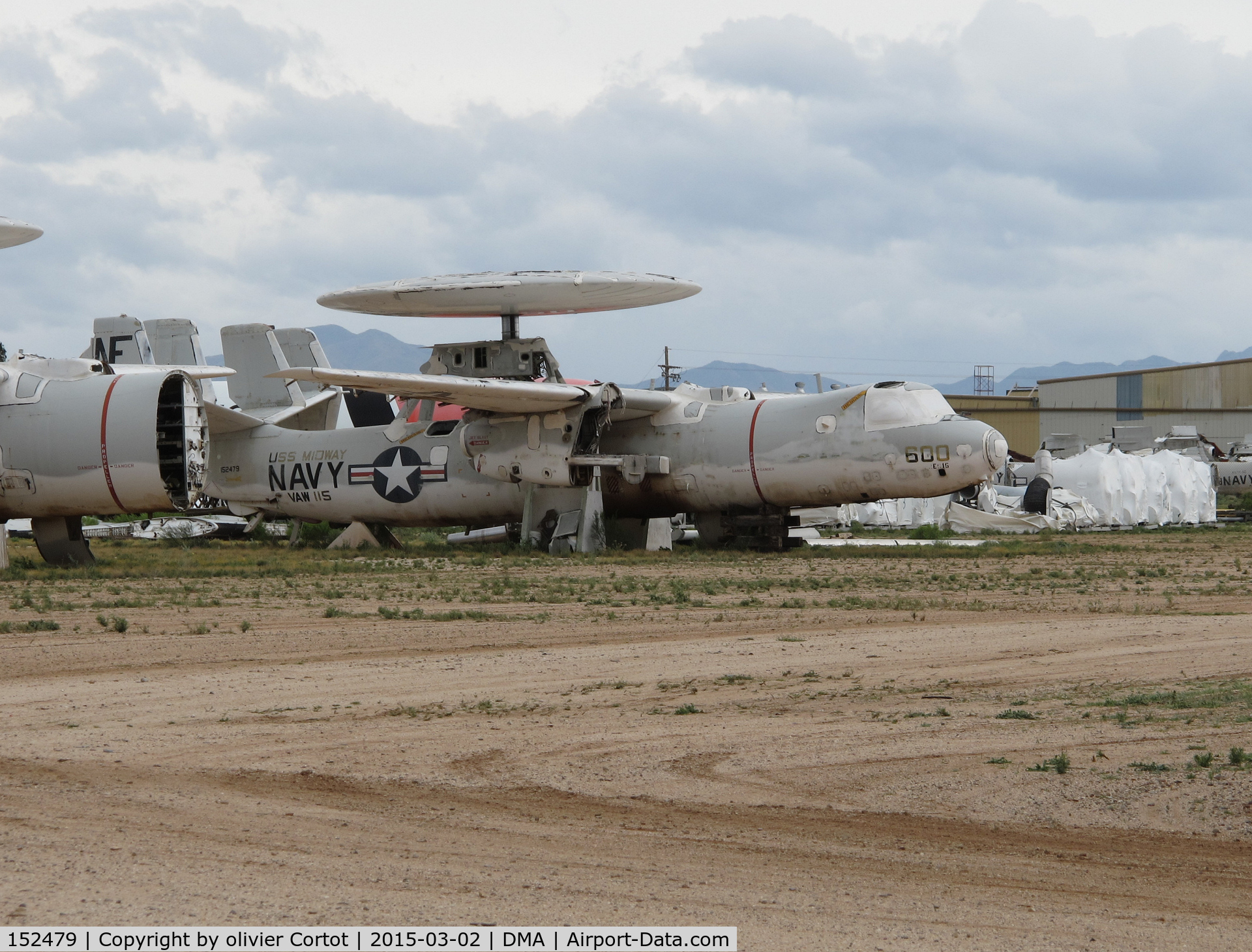 152479, Grumman E-2B Hawkeye C/N 49, Tucson's scrapyard