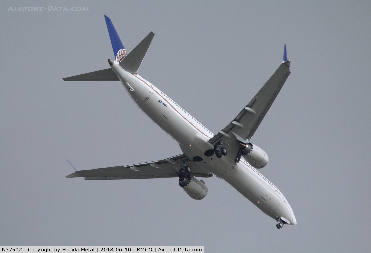 N37502, 2018 Boeing 737-9 MAX C/N 43431, United