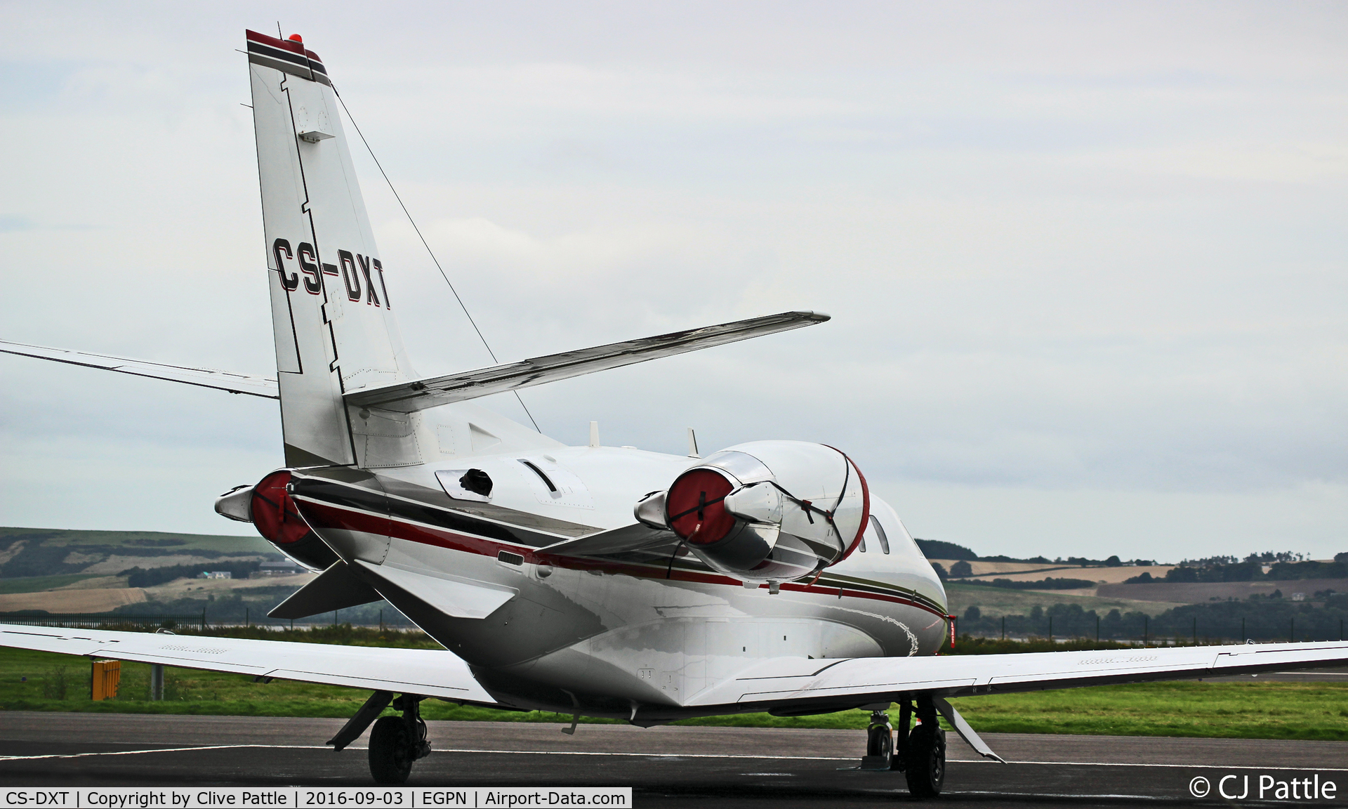 CS-DXT, 2008 Cessna 560XL Citation XLS C/N 560-5765, @ Dundee