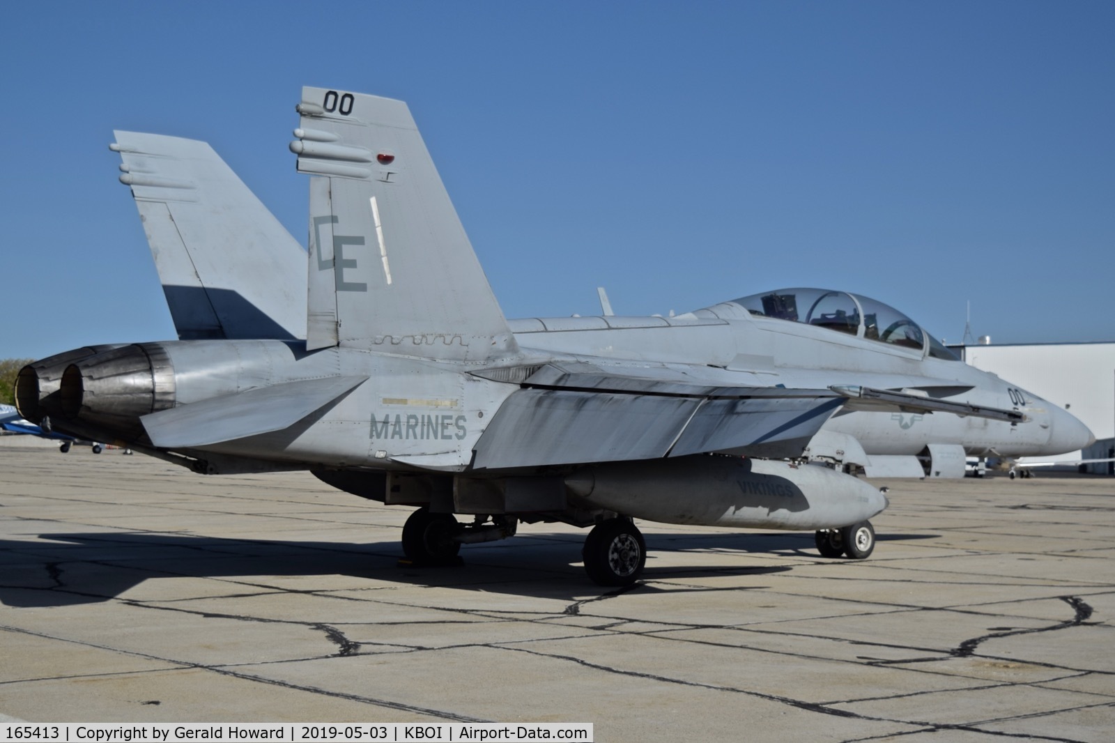 165413, McDonnell Douglas F/A-18D Hornet C/N 1446/D144, CE-00 from VNFA(AW)-225 