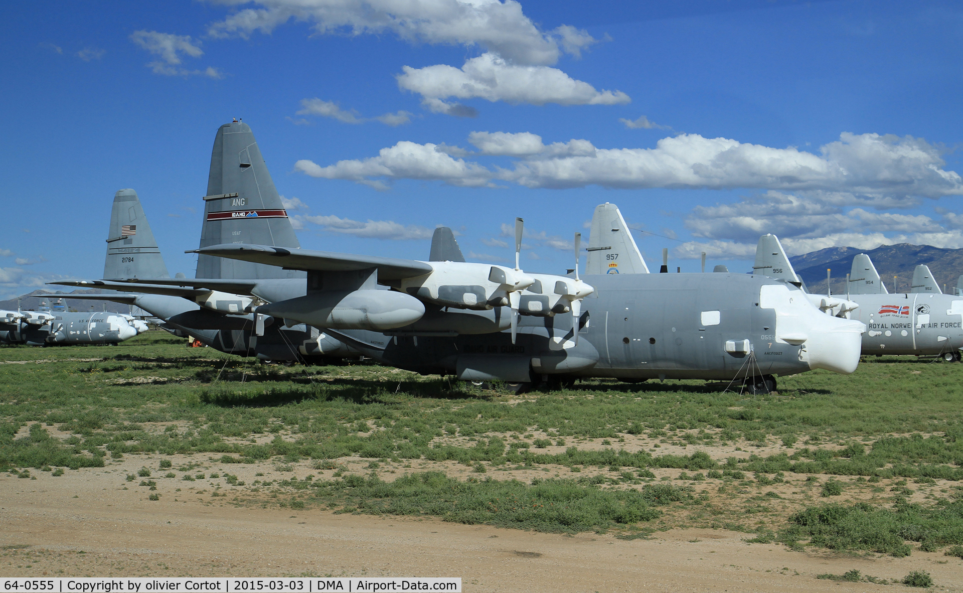 64-0555, 1964 Lockheed MC-130E Hercules C/N 382-4056, boneyard 2015