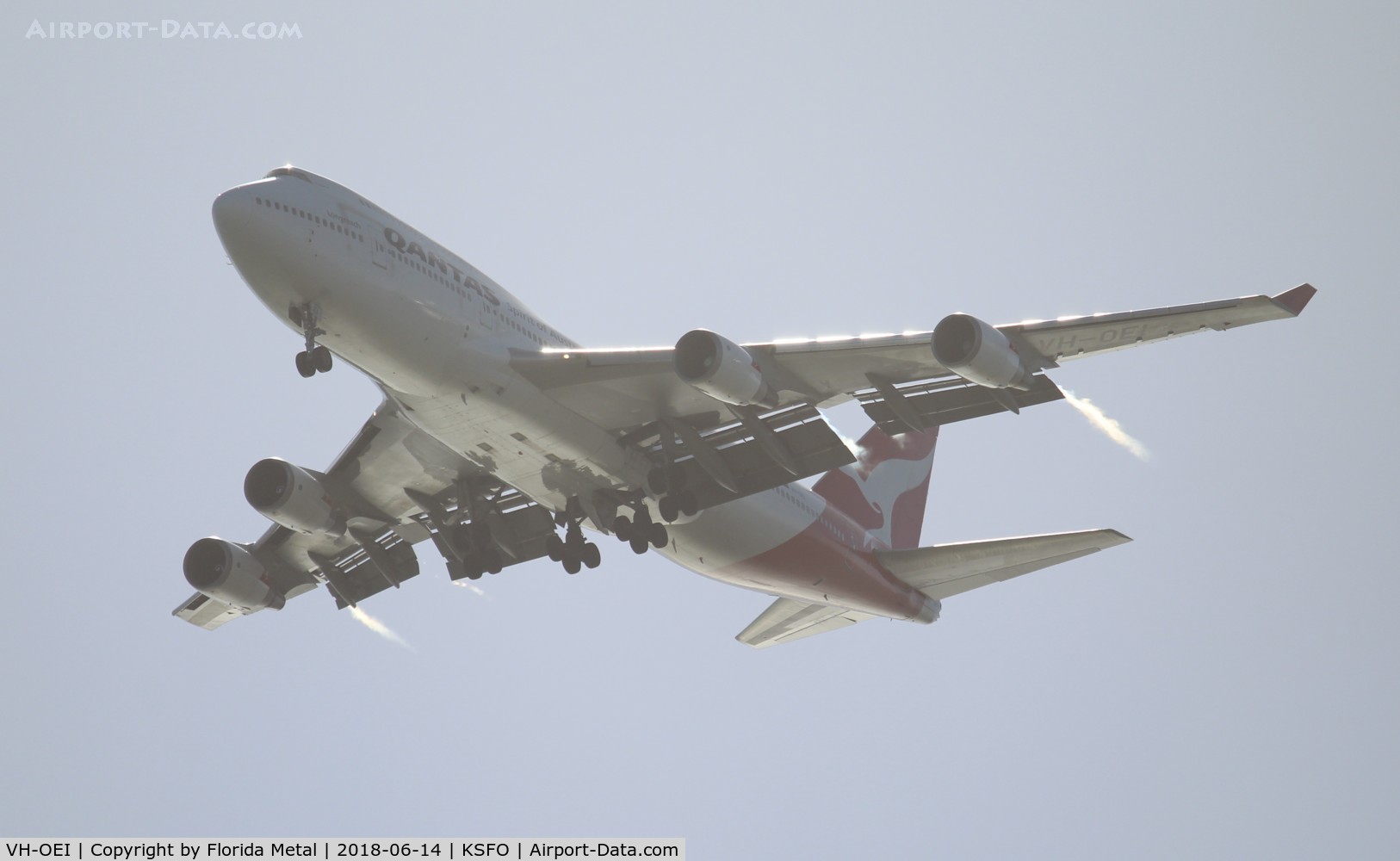 VH-OEI, 2003 Boeing 747-438/ER C/N 32913, Qantas