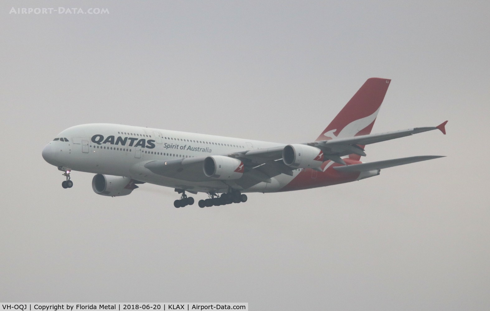 VH-OQJ, 2010 Airbus A380-842 C/N 062, Qantas