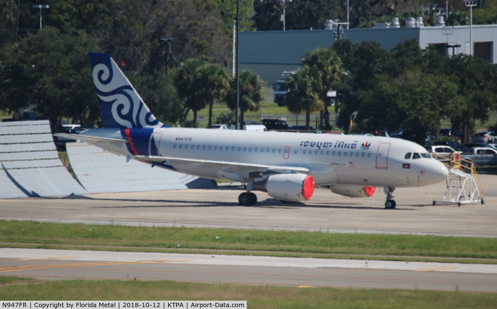 N947FR, 2006 Airbus A319-111 C/N 2806, Now with Cambodia Airways as XU-797