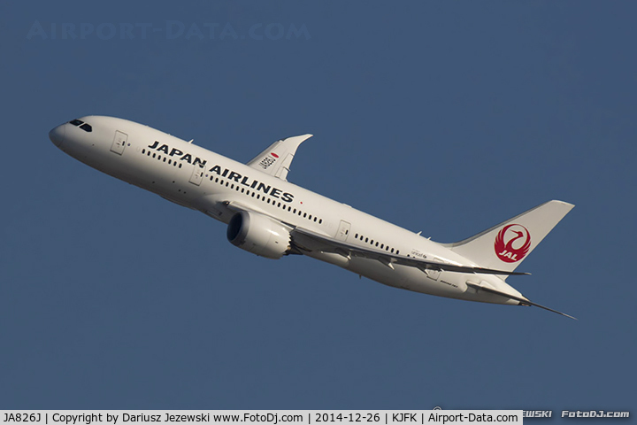 JA826J, 2012 Boeing 787-8 Dreamliner C/N 34836, Boeing 787-8 Dreamliner - Japan Airlines - JAL  C/N 34836, JA826J