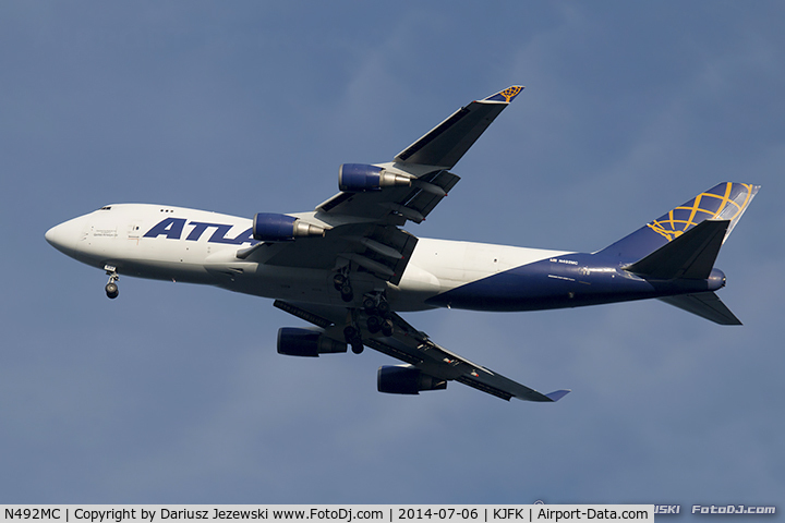 N492MC, 1998 Boeing 747-47UF C/N 29253, Boeing 747-47UF/SCD - Atlas Air  C/N 29253, N492MC