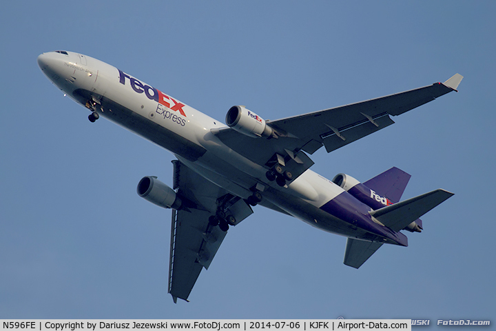 N596FE, 1993 McDonnell Douglas MD-11F C/N 48554, McDonnell Douglas MD-11(F) - FedEx - Federal Express  C/N 48554, N596FE