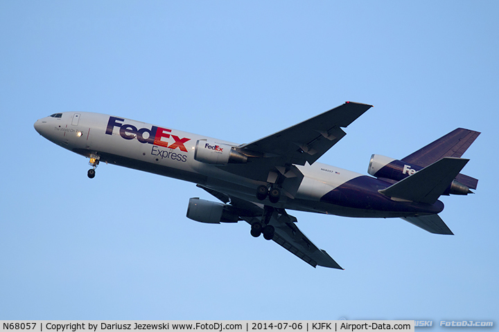 N68057, 1982 McDonnell Douglas MD-10-10F C/N 48264, McDonnell Douglas (Boeing) MD-10-10F - FedEx - Federal Express  C/N 48264, N68057