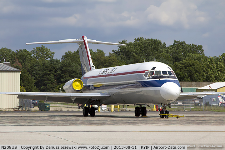 N208US, 1968 Douglas DC-9-32F C/N 47220, McDonnell Douglas DC-9-32F - USA Jet Airlines  C/N 47220, N208US