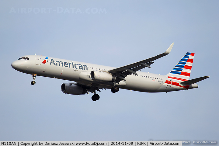 N110AN, 2014 Airbus A321-231 C/N 5975, Airbus A321-231 - American Airlines  C/N 5975, N110AN