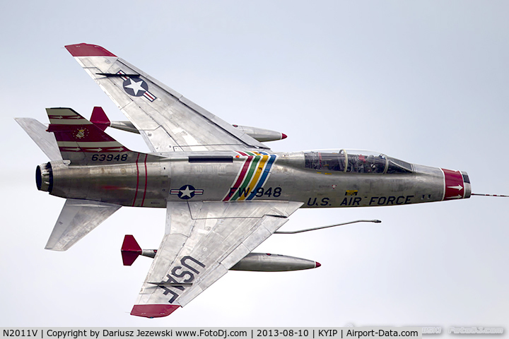 N2011V, 1958 North American F-100F Super Sabre C/N 243-224, North American F-100F Super Sabre  C/N 243-224, N2011V