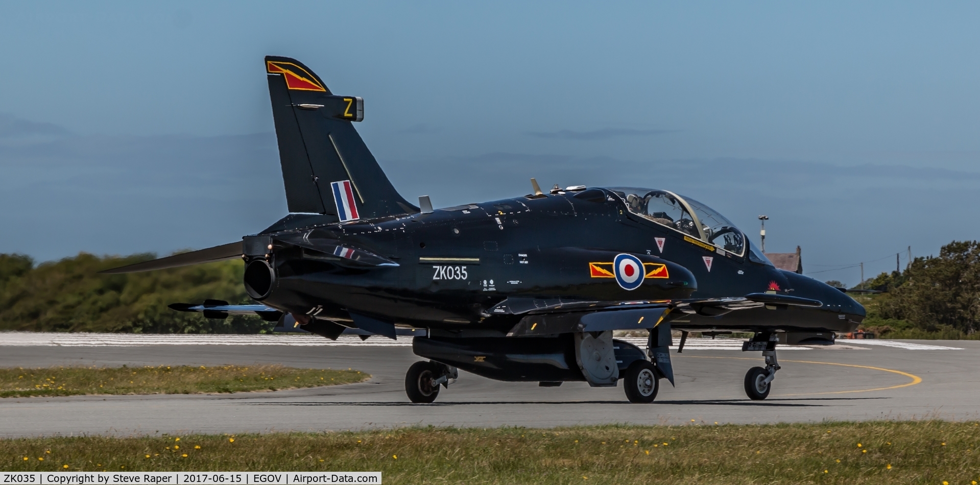 ZK035, 2010 British Aerospace Hawk T2 C/N RT026/1264, RAF VALLEY