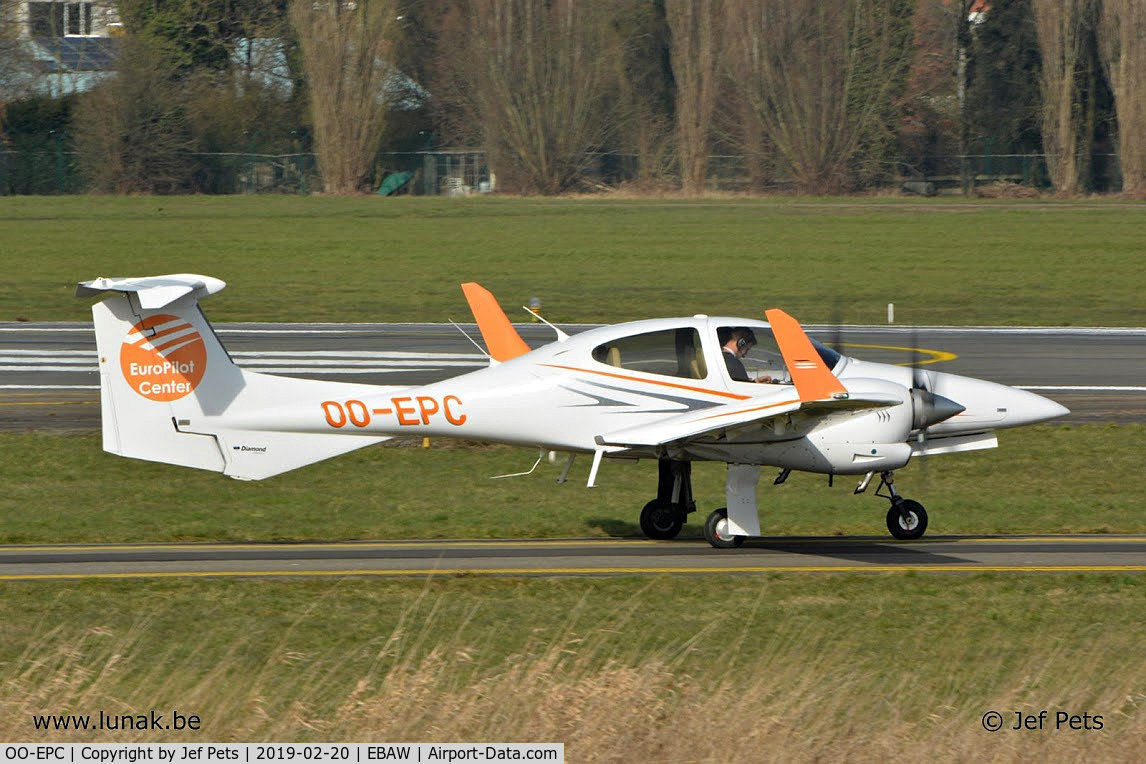 OO-EPC, 2006 Diamond DA-42 Twin Star C/N 42.158, At Antwerp Airport