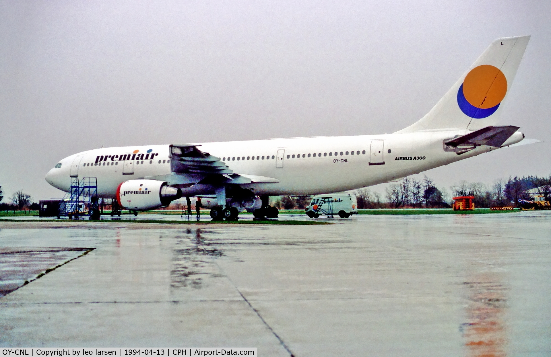 OY-CNL, 1980 Airbus A300B4-120 C/N 128, copenhagen13.4.1994