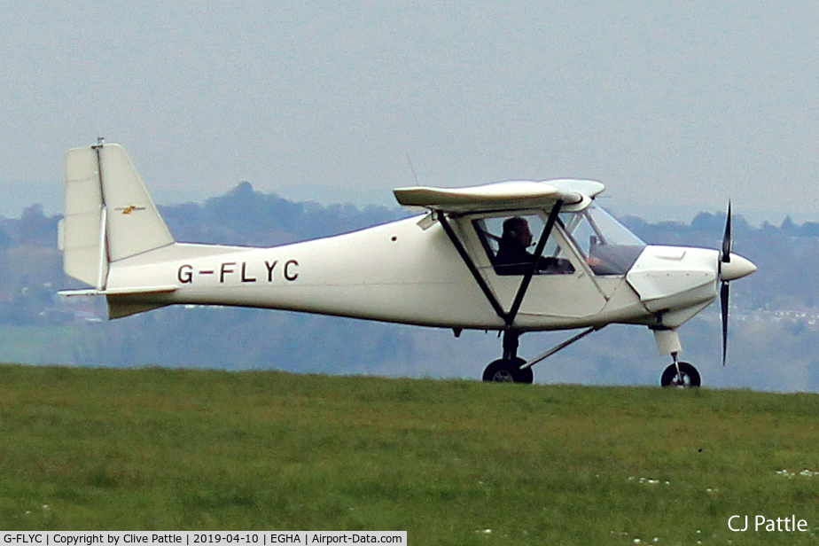 G-FLYC, 2005 Comco Ikarus C42 FB100 C/N 0503-6656, @ EGHA