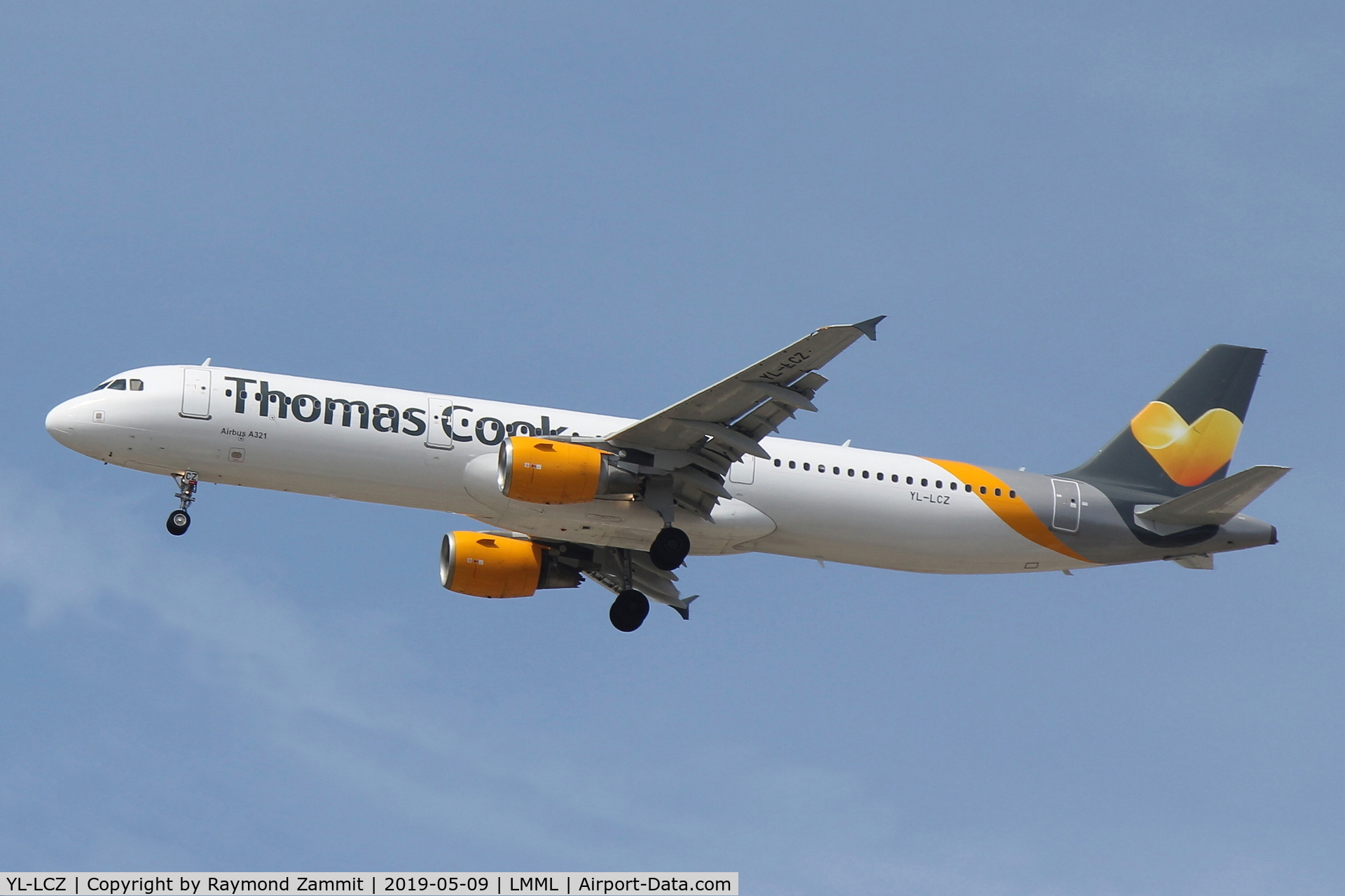 YL-LCZ, 2006 Airbus A321-211 C/N 2912, B757 YL-LCZ Thomas Cook Airlines